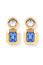 Vendome Cocktail Diamond Blue Earrings