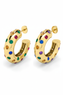 Dream Multicolour Hoop Earrings