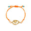Nazar Orange Rope Bracelet