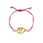 Nazar Fuchsia Rope Bracelet