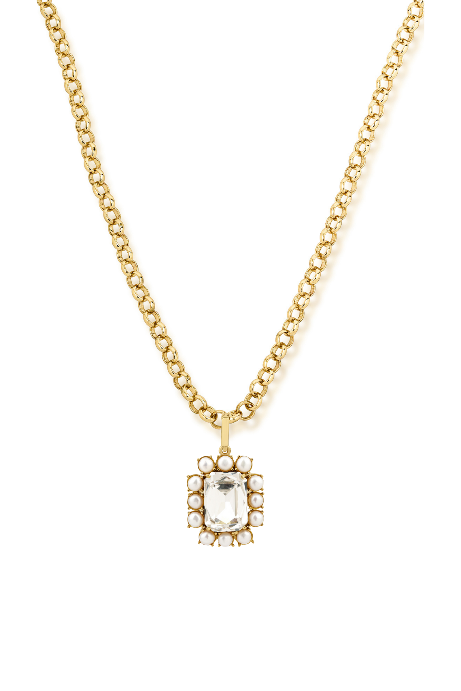 Petite Ninon Pompadour Square Şeffaf Charm