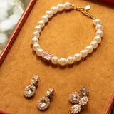 Dynasty Şeffaf Kristal Küpe