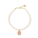 Petite Ninon Square Sarı Pembe Charm