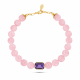 Bodrum Carnelian and Crystal Necklace