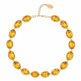 Melodia Oval Purple Necklace