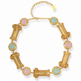 Ionia Amazonite Rose Quartz Kolye