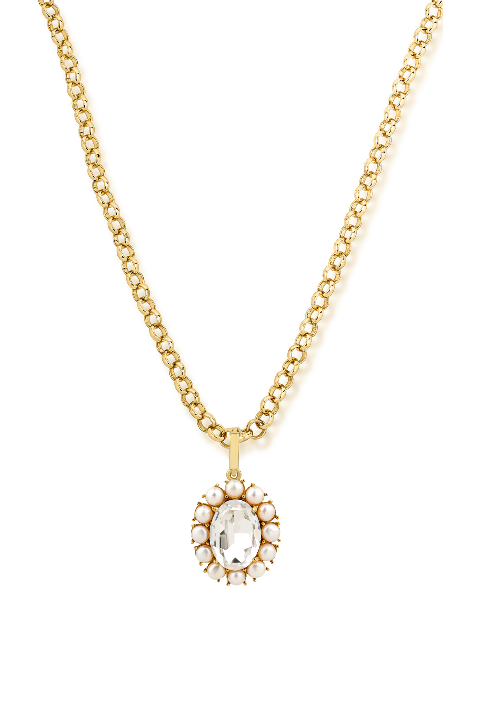 Petite Ninon Pompadour Oval Şeffaf Charm