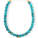 Lampi Arizona Turkuaz Oval Lapis Kolye