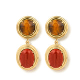 Knidos Kaplangözü Jasper Küpe