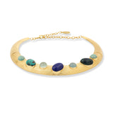 Athena Aquamarine Chrysocolla Amazonite Lapis Azurite Choker Kolye