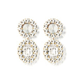 Dynasty Şeffaf Kristal Küpe