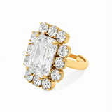 Petite Ninon Square Şeffaf Yüzük