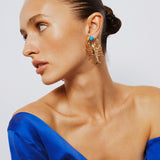 Isabella Turkuaz Küpe