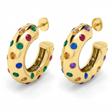 Dream Multicolour Hoop Earrings
