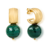 Assos Malahit Halka Küpe