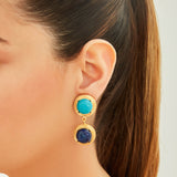 Halicarnassus Turkuaz Lapis Küpe