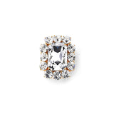 Ninon Square Diamond Kristal Broş