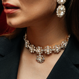 Donna Duo Şeffaf Kristal Choker