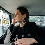 Loulou Diamond Crystal Earrings