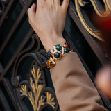 Lykia Lapis Kaplangözü Akik Malahit Bileklik